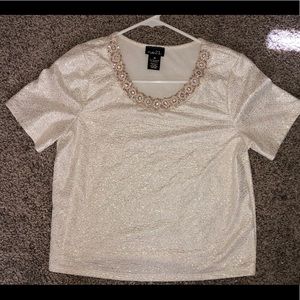 Cute jeweled crop top